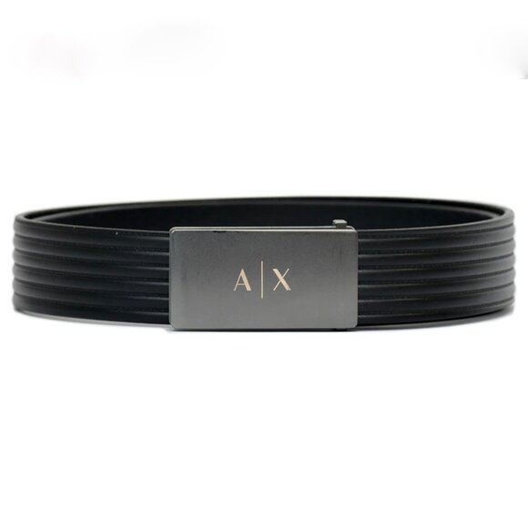 A/X Armani Exchange Plate Belt